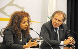 Ambassador Reynoso with Foreign minister Luis Almagro 
