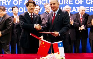 Chilean Agriculture minister Luis Mayol on his sixth visit to China (Photo: Minagri.com)