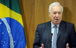 Foreign Minister Garcia-Margallo is on a three day visit to Brazil (Photo AFP)