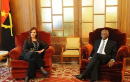 The visiting leader also thanked Angola for “the permanent support for Argentina’s Malvinas sovereignty claim” 