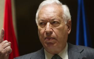 Foreign Minister Garcia Margallo, “an extremely painful option”