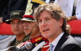 Vice president Boudou represented CFK at the ceremony which honours Bolivian independence heroines 