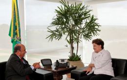  Santander CEO Emilio Botin with President Dilma Rousseff 