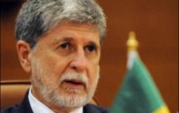 Defence minister Amorim says the government must convince the Brazilian society and its neighbours 