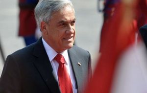 President Piñera has seen his support drop to 24% particularly over the unsolved education problem 