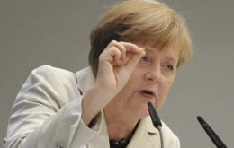 The German Chancellor praised higher wage deals in Germany  (Photo: EFE)