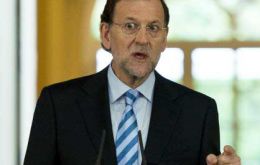 MP Rajoy tried to bring some normality: after making the announcement he flew to the Euro Cup in Poland 