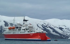 The incident took place in Deception Island and the vessel involved was MS Expedition 