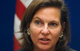 Ms Nuland said she would return an answer on the (hypothetical) result of the referendum