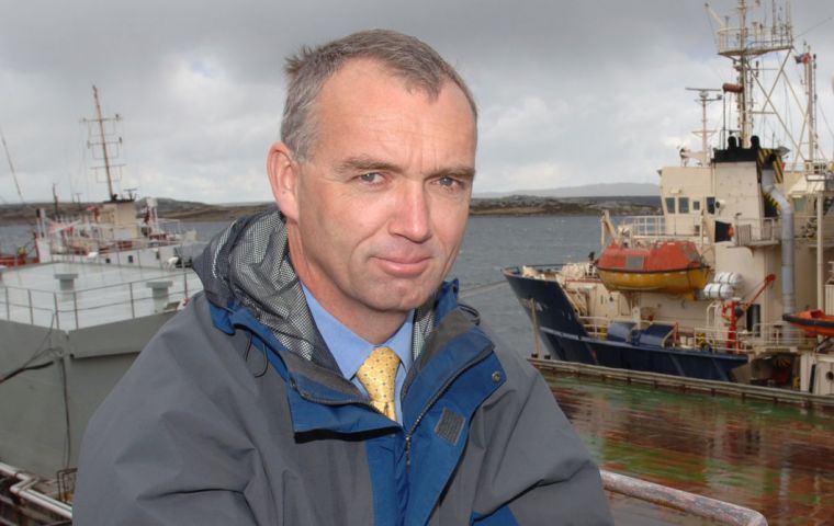 Director of Fisheries Department, John Barton 