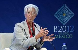IMF Christine Lagarde, countries large and small have rallied to our call of action  