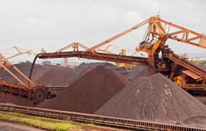 A slowing Chinese economy, world’s main market for iron ore explains the fall 