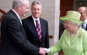 McGuinness is now deputy first minister of British-controlled Northern Ireland (Photo: AP)