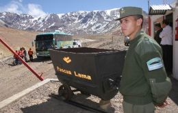 Barrick Gold Corp is involved in Pascua Lama, the world's highest-altitude gold mine 