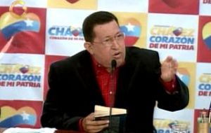 “Chávez is back in the street, the Bolivarian hurricane!”