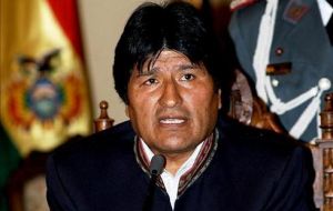 President Evo Morales yielded to indigenous groups 