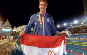 Second Olympics for Benjamin, and proud to represent Paraguay