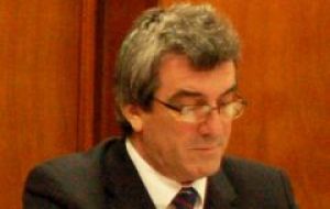 Falklands’ government CEO Keith Padgett 