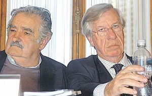 The incorporation procedure has Uruguay’s Mujica and Astori in opposite positions 