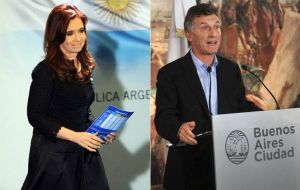 Cristina Fernandez and Mauricio Macri dispute holds Buenos Aires commuters hostage 