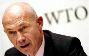 WTO Director General Pascal Lamy, “a sign of confidence in the organization”