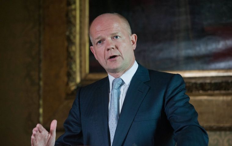 Ecuador and UK have held seven formal discussions and many other conversations and written exchanges, revealed Hague  {Photo AFP)