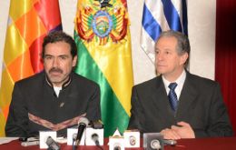 Deputy Foreign minister Alurralde made the announcement during talks with his Uruguayan counterpart Conde 