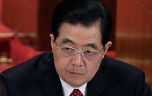 China’s economic expansion faces “notable downward pressure” said President Hu Jintao