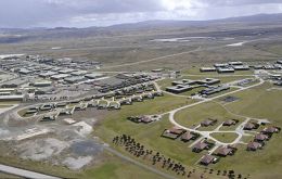 MPA, the British military compound in the Falklands 