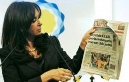 Cristina Fernandez is determined to split the Clarin group next December 7