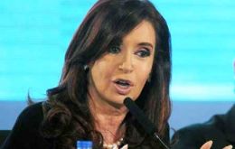 “The freedom, dignity and sovereignty of this country will not be retained by any vulture fund” said Cristina Fernandez 
