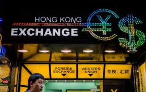 Hong Kong has maintained its currency's peg to the US dollar for the past 30 years (Photo AFP) 
