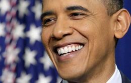 With less than two weeks for election, Obama smiles at the good news 