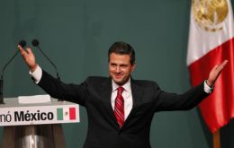 Peña Nieto takes office next December first marking the return of the PRI after twelve years on the sidelines 
