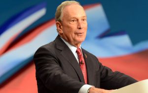 “Our climate is changing” said Bloomberg, but also accused Obama of engaging in partisan attacks instead of uniting the country  