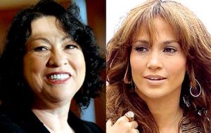 Supreme Court Judge Sonia Sotomayor and Jennifer Lopez are of Puerto Rican descent 