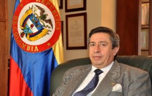 Ambassador Alberto Barrantes is back in Asunción after an absence of four months 