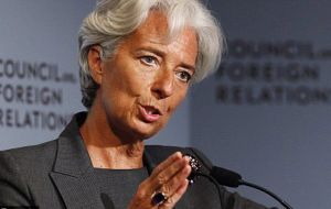 Last September Lagarde warned Argentina about a “red card” (expulsion) because of the quality of its inflation and growth stats