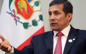 Peruvian president Ollanta Humala, close friend of Brazil but not an ally  
