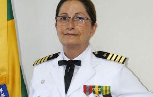 Dalva Maria Carvalho Mendes joined in 1981 when the Brazilian Navy was open to women 