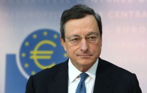 ECB Draghi anticipates recovery in most Euro zone will begin in the second half of 2013