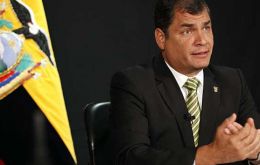 President Correa has openly supported the Syrian regime as he did previously with Libya’s Khadafi 