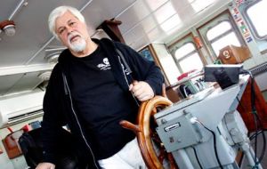 Founder Paul Watson is on a Sea Shepherd vessel preparing to pursue the Japanese fleet  