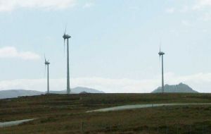 The turbines close to Stanley have been successfully functioning for several years 
