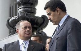 A more flexible and pragmatic Nicolas Maduro will cohabit with hard liner Diosdado Cabello (L)
