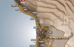 This year’s edition of the Dakar rally covers 8.574 kilometres and three countries: Peru, Chile and Argentina 