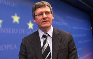 European Commissioner Employment Laszlo Andor warns of the widening North/South gap