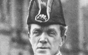 Admiral Sir Frederick Charles Doveton Sturdee who sunk the German squadron on 8 December 1914