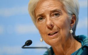 Managing Director Christine Lagarde talked about Argentina at her first press conference of the year 