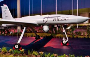 The Falcao unmanned aircraft that Avibras has developed for Brazil's Air Force